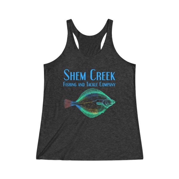 Flounder Women's Tri-Blend Racerback Tank