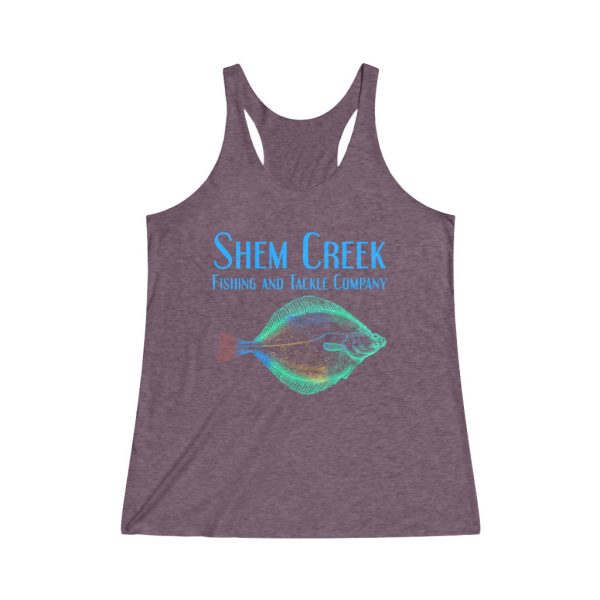 Flounder Women's Tri-Blend Racerback Tank - Image 2