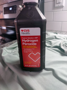 Hydrogen Peroxide for blood stains