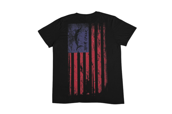 American Flag Marlin Unisex Short Sleeve Tee